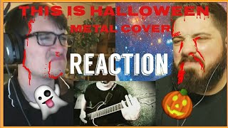 Austin Dickey & Nic Nocturnal - This Is Halloween Metal Cover (Reaction)