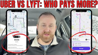 Uber vs Lyft | Who PAYS MORE With Upfront Fares??