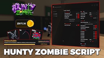 Hunty Zombie Script - Keyless, Auto Farm, Killaura, God Mode, Bring Zombie