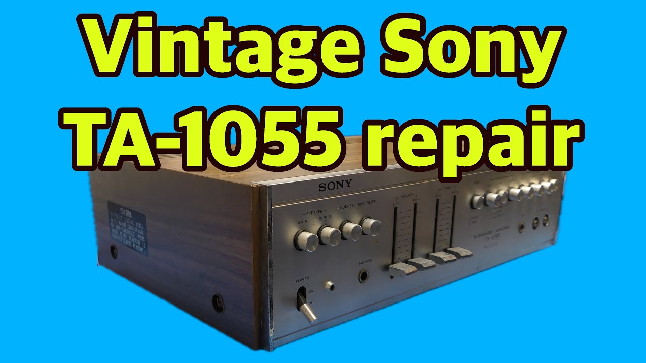 Sony TA 1055 - YouTube