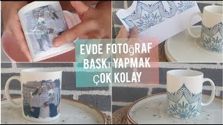 evde kupa bardağa fotoğraf baskısı nasıl yapılır