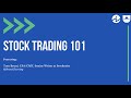 Studio sessions stock trading 101