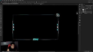 How to Make a Facecam Border in Photoshop CC/CS6 Photoshop Overlay Tutorial 2019