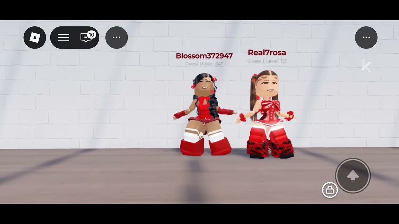 Bombaya dance but red and bow ❤️🎀