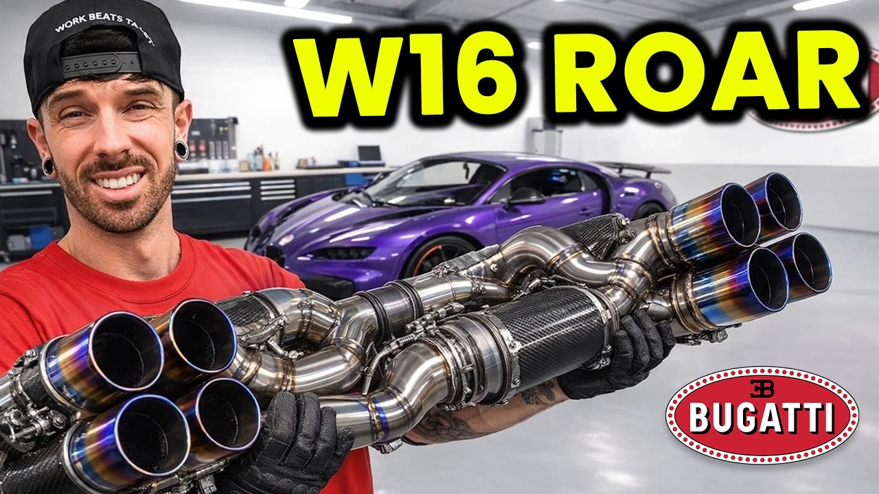 Valvetronic Just Revealed the Custom Exhaust for Mat Armstrong’s Bugatti