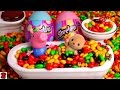 Doll Bath Time Playing With Colors Candy Shopkins Season 4 Easter Surprise Eggs