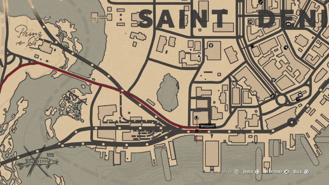 Карта сен дени rdr 2