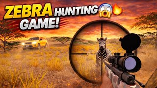 Sniper vs Zebra 🦓🔥 | Extreme Hunting Game in Jungle | Full HD Gameplay screenshot 1