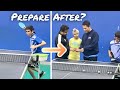 What to prepare after a long backspin serve