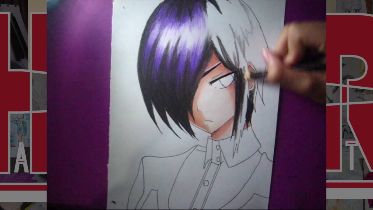 Speed Drawing Kirishima Touka Tokyo Ghoul Youtube