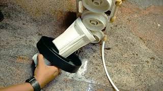 How to open RO water purifier pre-filter or cartridges without a wrench or opener.