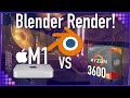 Apple Silicon Vs Ryzen 5 3600 Blender Render Race!