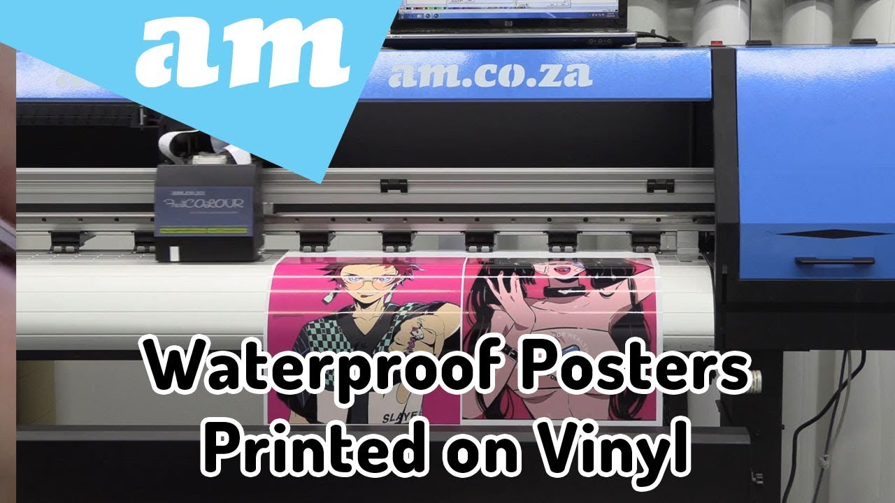Posters Printed on Vinyl with Waterproof ECO Solvent Ink and on FastCOLOUR Large Format Printer