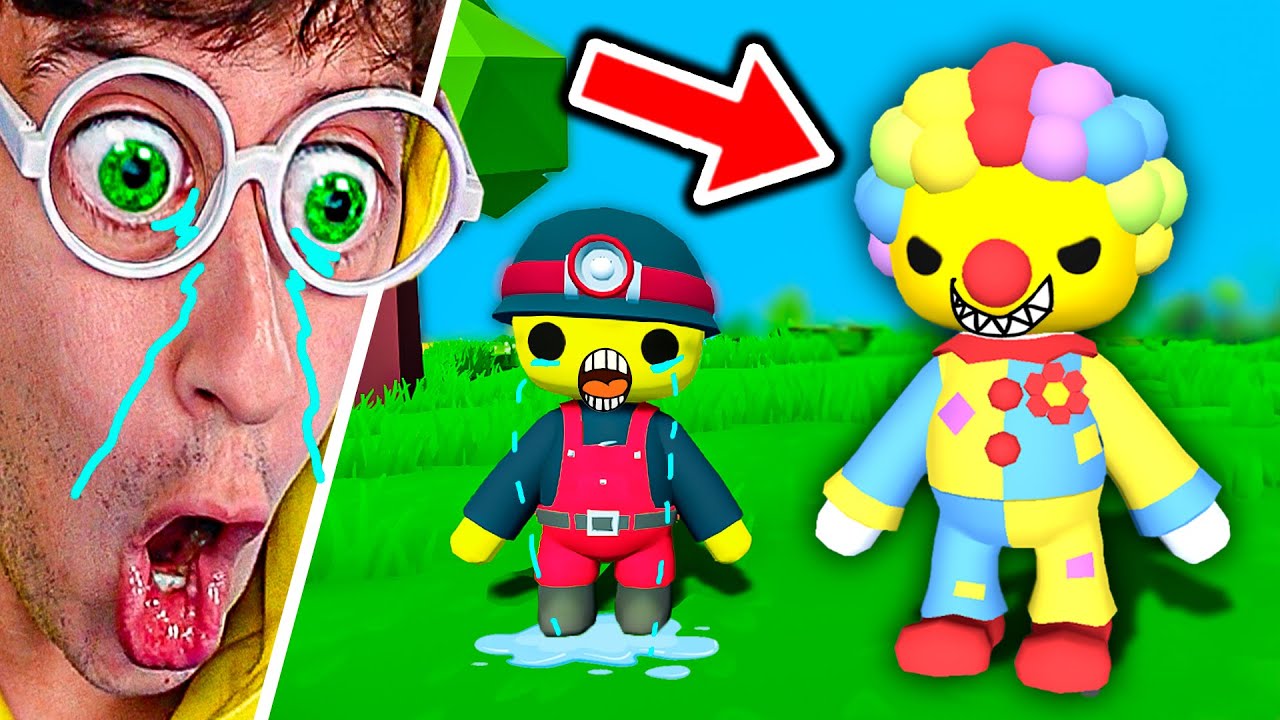 Payaso ZOMBIE me ATACA 🧟‍♂️🤡! (tengo miedo 😨) - Wobbly Life #380