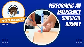 Performing an emergency surgical airway | #anesthesiology #anesthesia #cico #airway
