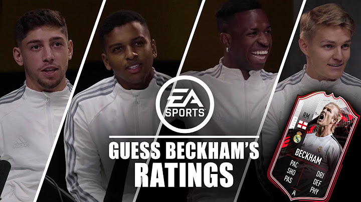 🤔 Ødegaard, Rodrygo, Vini & Valverde guess Beckham's FIFA 21 stats!