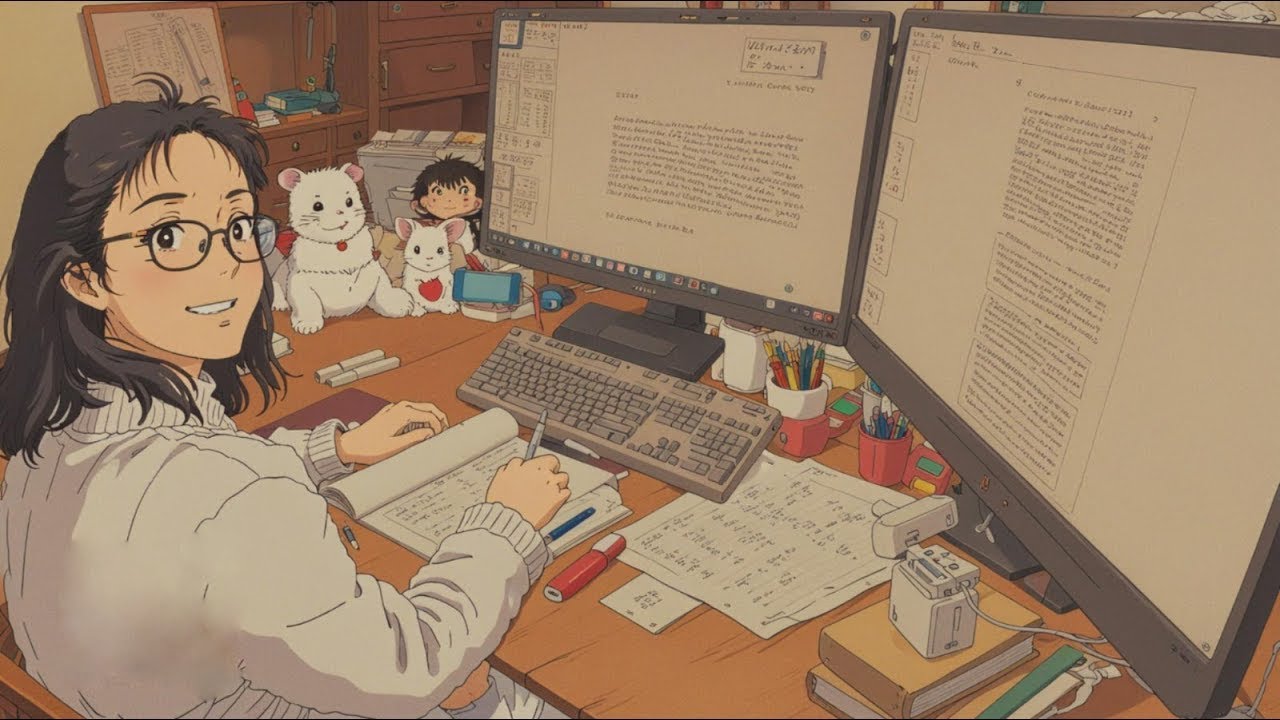 Day 136 | Study With Me | Silent PhD Writing – 学习直播・博士写作・专注| Relaxing Music for Focus