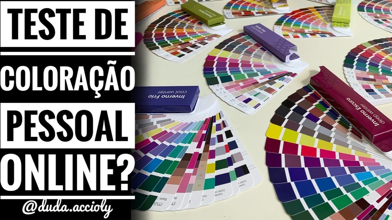 Teste de Coloração Pessoal ONLINE e Contraste Pessoal por Duda Accioly ...