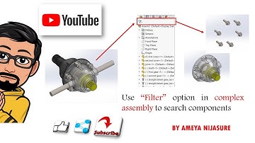 Quick Tips   Shorts   Solidworks   Filter in Assembly tree