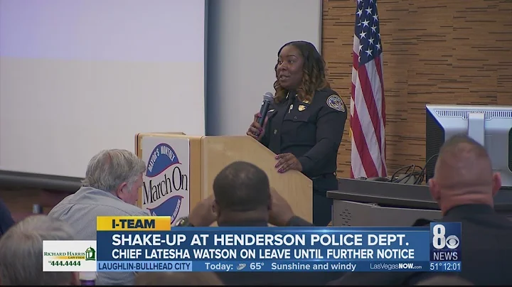 Henderson Police chief on administrative leave