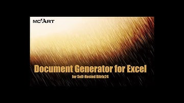 Document Generator for Excel for Self-Hosted Bitrix24