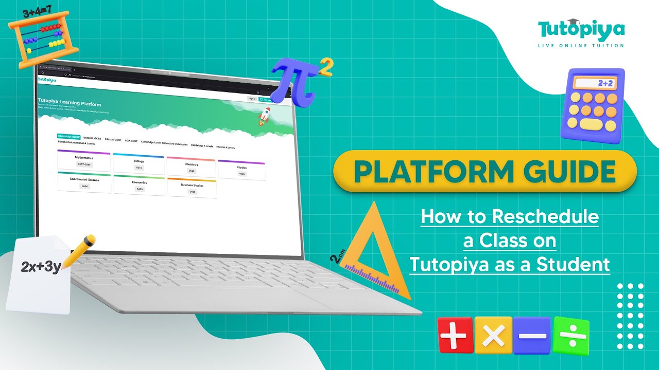 How to Reschedule a Class on Tutopiya as a Student YouTube