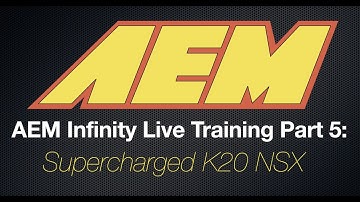 AEM Infinity Live Training: K20 Supercharged NSX Part 5 | Evans Performance Academy