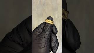 Gold Elephant Relief Band | Item #71120