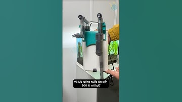 Hộp lọc gắn thành bể tích hợp sẵn máy bơm và có tận 4 lớp lọc #aquarium