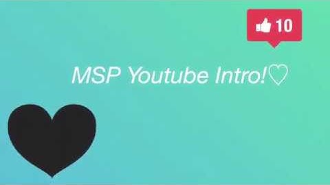 Msp Youtube intro