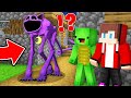 Jj and mikey vs scary monster cat security house in minecraft maizen