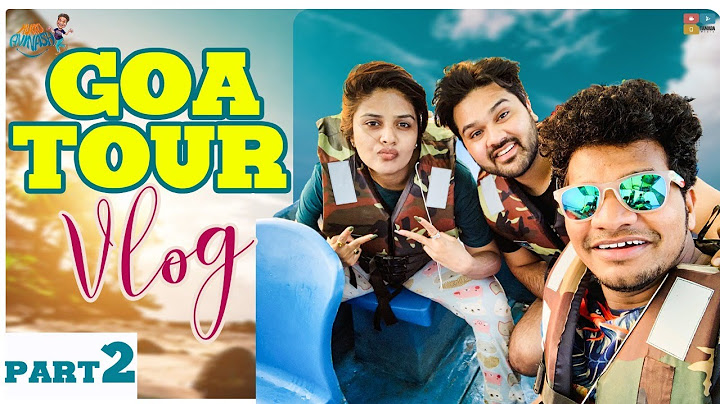 Goa Tour Vlog Part 2 || Ft.Sree Mukhi & Sushruth || Mukku Avinash || Tamada Media