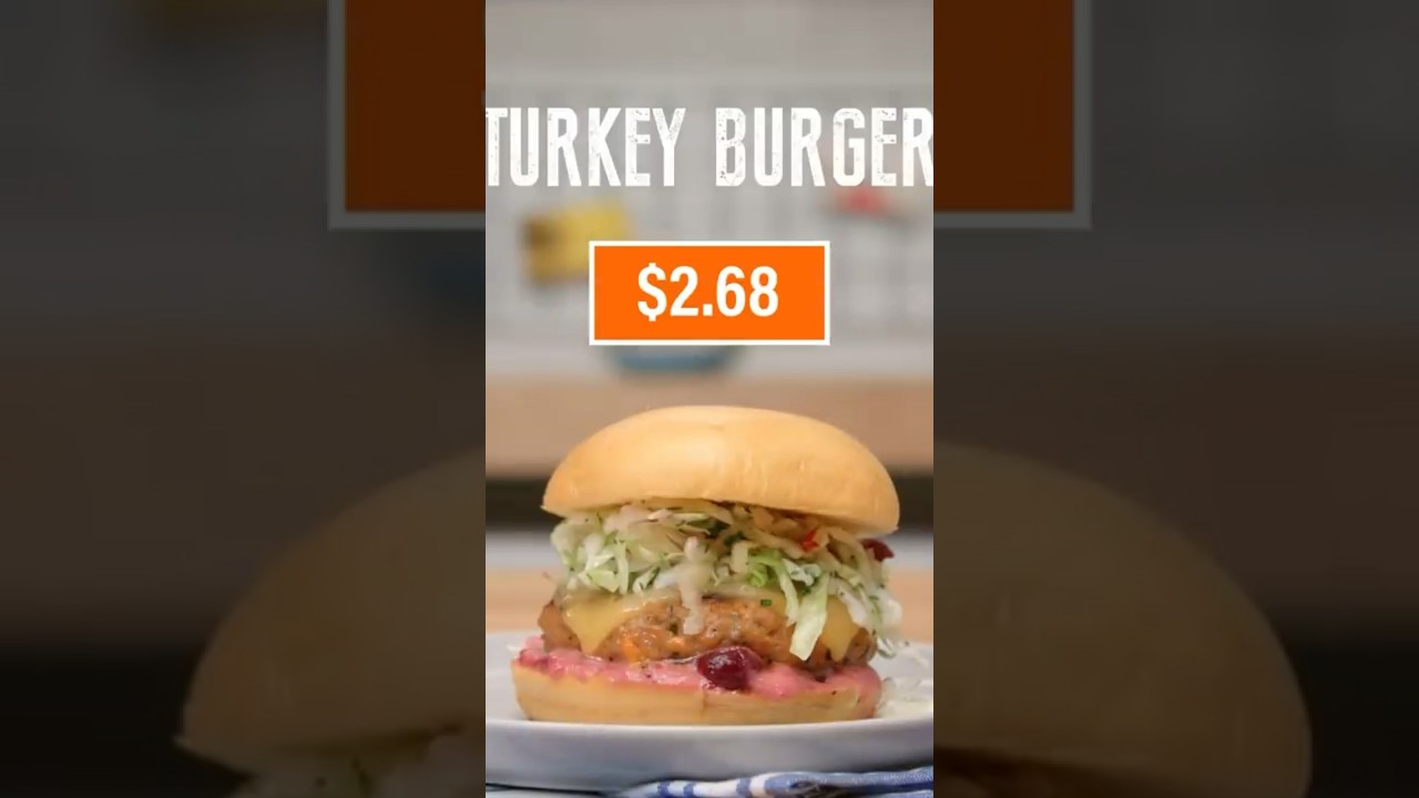 Turkey Burger Delight: A Satisfying Meal on a Budget 🍔💰 ⬇️Click here for recipe⬇️