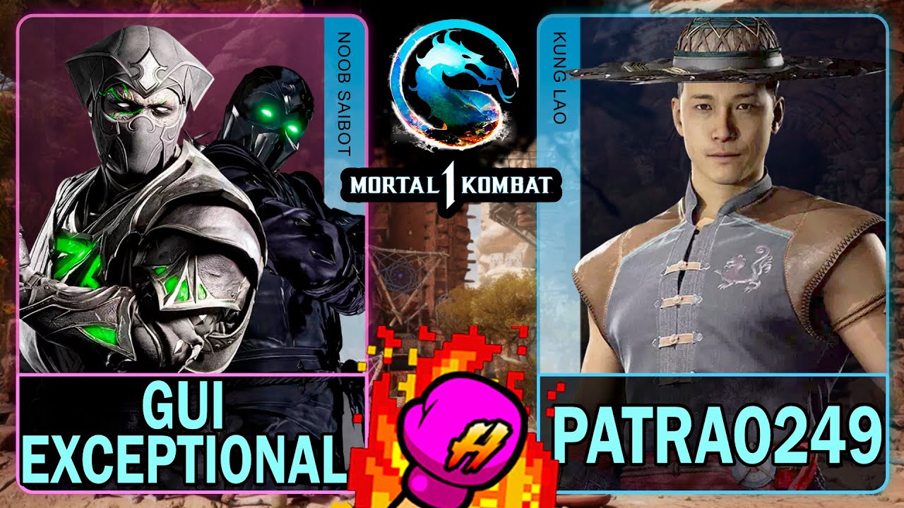MK1 Gui Exceptional (NOOB SAIBOT) VS Patrao249 (KUNG LAO)🥊Mortal Kombat 1🥊4K 60ᶠᵖˢ