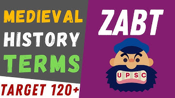 Medieval History | Most Important Terms | Target 120+ | UPSC CSE Prelims @MasterPYQ