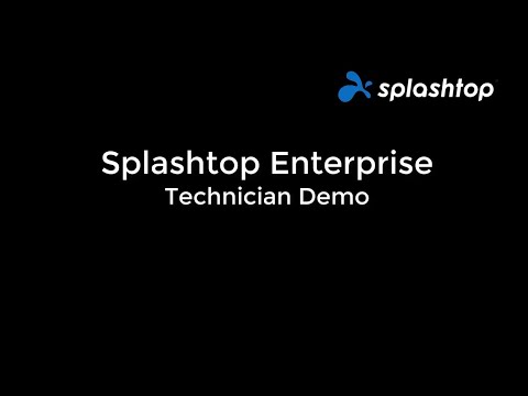 Splashtop Enterprise AdministratorTechnician Demo