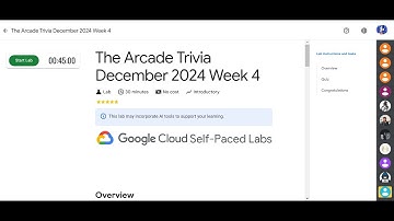 The Arcade Trivia December 2024 Week 4 || Lab Solution || Qwiklabs Arcade 2024