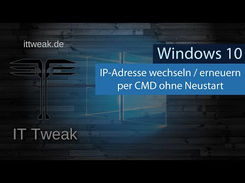 Windows 10 - Ip Adresse Wechseln Erneuern Per Cmd Befehl Ohne Neustart |4K