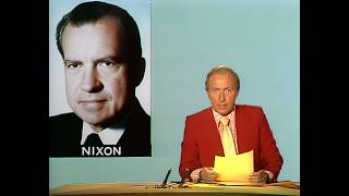 Tagesschau vom 08.08.1974 inkl. Spätausgabe mit dem geplanten Rücktritt von Präsident Nixon