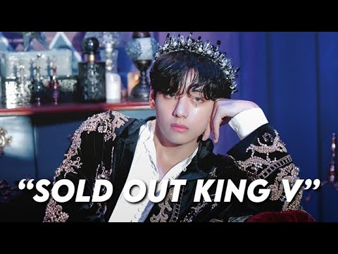BTS's V once again prove he is a Sold out King- Everything sold in less than a minute!!!