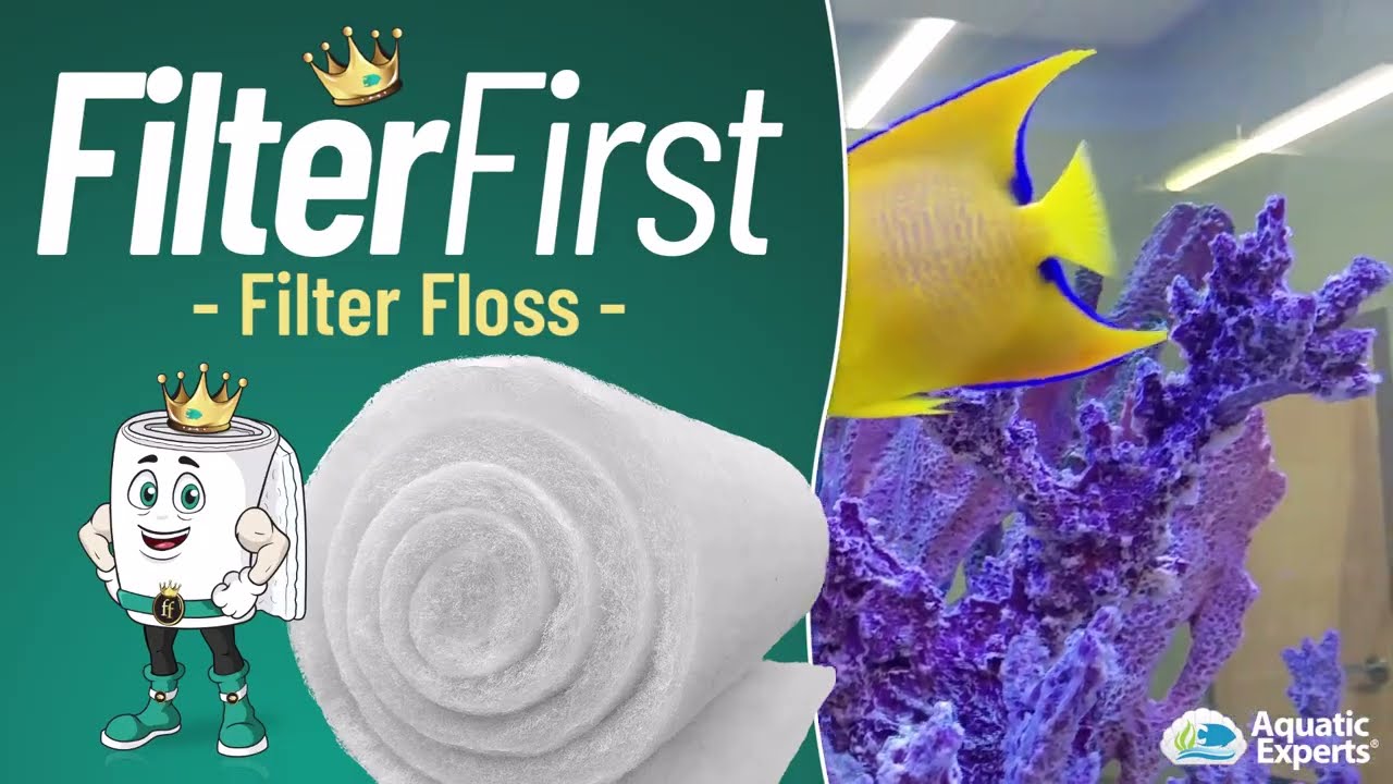 Aquarium Filter Pad – FilterFirst Aquarium Filter Media Roll for Cryst –  Aquatic Experts