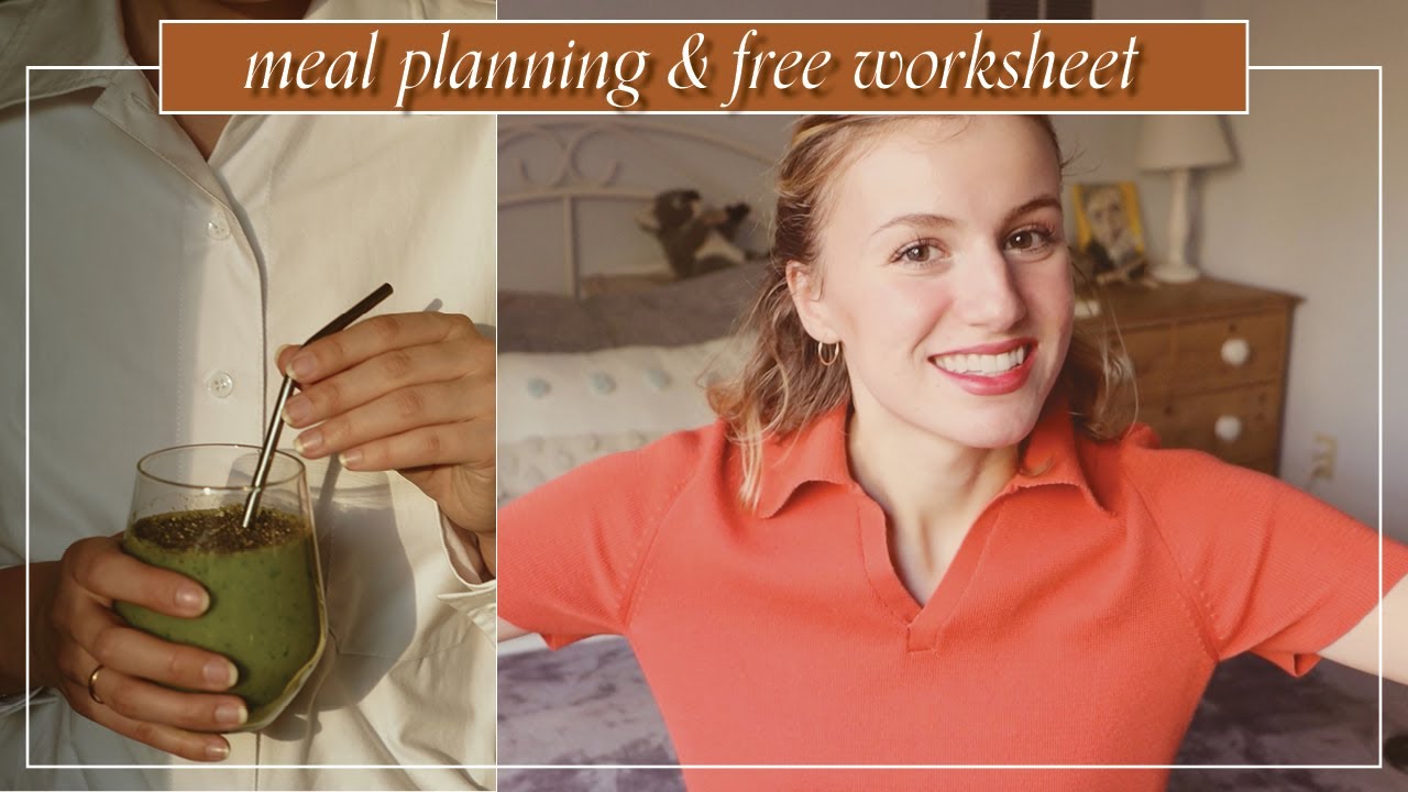 Meal Planning & Free Printable | Cooking with Crohn's - YouTube