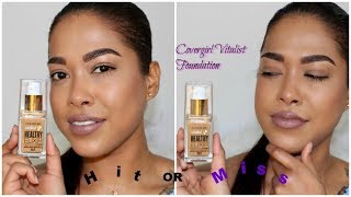 Covergirl Vitalist Healthy Elixir Foundation Review || Shade Golden Tan screenshot 5