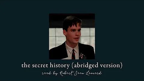 the secret history (abridged version) - as read by...
