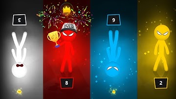 🎮 Stickman Party Tournament Mode 1234 | Random Players Gameplay Walkthrough Part 7 | Android & iOS