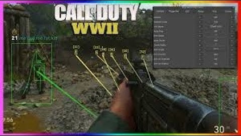 AiMBOT Hack!!!---- Call Of Duty WWII HACK!!!!---ESP!!!