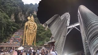 Batu Cave And Petronas Twin Towers. Malaysia Videos 2024