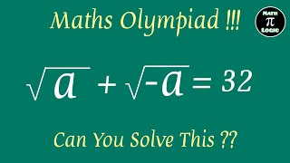 Very Interesting Maths Olympiad Problem | Radical Equation | How to solve ?
