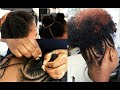 Needle & Thread Cornrows | Stitch Braids on Natural Hair