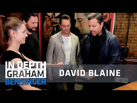 A closed fist and a $10 bill: David Blaine shocks with magic tricks